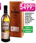 Glenfiddich 1978 Rare Collection Single Malt Scotch Whisky In Wooden Gift Box-1x750ml
