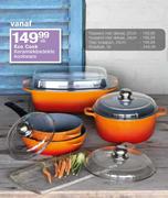 Eco Cook Keramiekbedekte Kookware Kasserol Met Deksel-24cm
