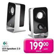Logitech LS11 Speakers 2.0-Each