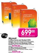 Microsoft Office Home & Student 2010-Each