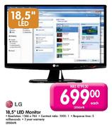 LG LED Monitor-18.5" Each
