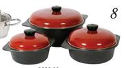Cast Iron Cookware Set-6 Piece