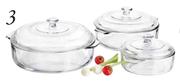 Pyr-O-Rey Casserole Set-3 Piece