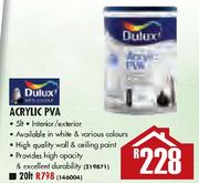 Dulux Acrylic PVA - 5 Ltr