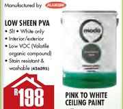 Plascon Modo Low Sheen PVA - 5 Ltr