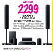 Sony 5.1 HDMI Home Theatre System (DAV-TZ530)