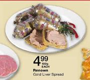Renown Gold Liver Spread-100gm Each