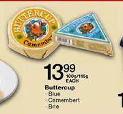 Buttercup Camembert-100gm/115gm Each