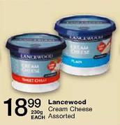 Lancewood Cream Cheese-230gm Each