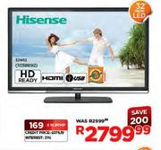 Hisense HD Ready LED TV-32"(81cm)