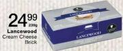 Lancewood Cream Cheese Brick-230G Each