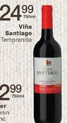 Vina Santlago Tempranillo-750ML Each