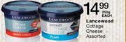 Lancewood Cottage Cheese Assorted-250 Each