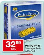 Pastry Pride Sausage Rolls Assorted-30's