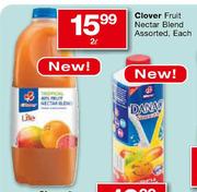 Clover Fruit Nectar Blend Assorted-2L Each