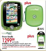 Leap Pad 2 Green Bundle