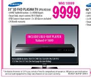 Samsung 51" 3D FHD Plasma TV(PS51E550)