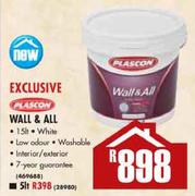 Plascon Wall & All White-15Ltr