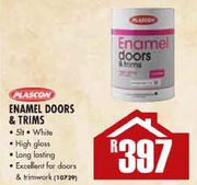 Plascon Enamel Doors & Trims White-5Ltr
