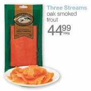 Three Streams Oak Smoked Trout-100g