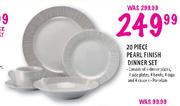 Pearl Finish Dinner Set-20 Piece