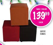Suede Cubes-Each