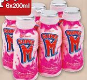 Super M Flavoured Milk-6*200ml