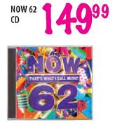 Now 62 CD