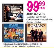 Afrikaans CDs Each