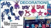 Christmas Tree Decorations Assorted Each