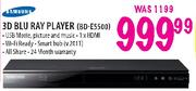 Samsung 3D BLU RAY Player(BD-E5500)