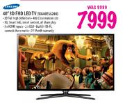 Samsung 40" 3D FHD LED TV(UA40ES6200)