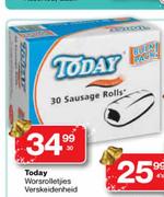 Today Sausage Rolls-30's
