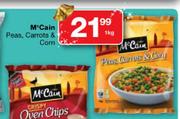 M'Cain Peas,Carrot & Corn-1kg 