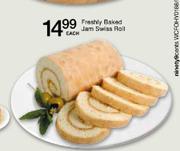 Freshly Baked Jam Swiss Roll-Each