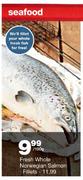 Fresh Whole Norwegian Fillets-100g