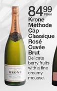 Krone Methode Cap Classique Rose Cuvee Brut-750ml