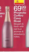 Proyecto Cu4tro Cava Rose-750ml