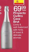 Proyecto Cu4tro Cava Brut-750ml