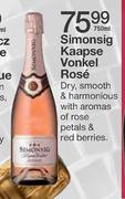 Simonsig Kaapse Vonkel Rose-750ml