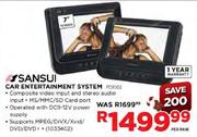 Sansui Car Entertainment System-PD1002