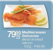 Mediterranean Delicacies Sliced Smoked Salmon-200g Each