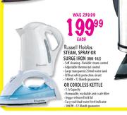 Russell HObbs Steam,Spray Or Surge Iron(RHI-102) Each