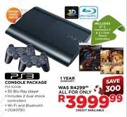 PS3 500GB Hard Drive Console Package