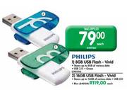 Philips 8GB USB Flash Drive-Vivid Each