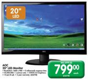 AOC 20" LED Monitor