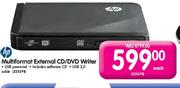 HP Multiformat External CD/DVD Writer
