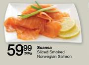 Scansa Sliced Smoked Norwegian Salmon-200g