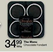 The Menu Chocolate Fondant-520g