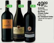 Arabella Shiraz/ Du Preez Private Cellar/Du Toitskloof Cellar Cabernet Sauvignon/Shiraz-1.5Ltr Each